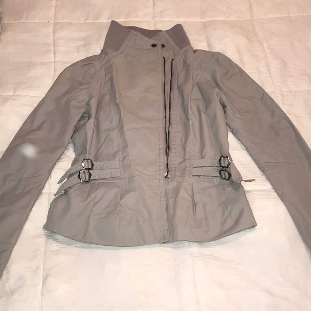 Gray light weight jacket